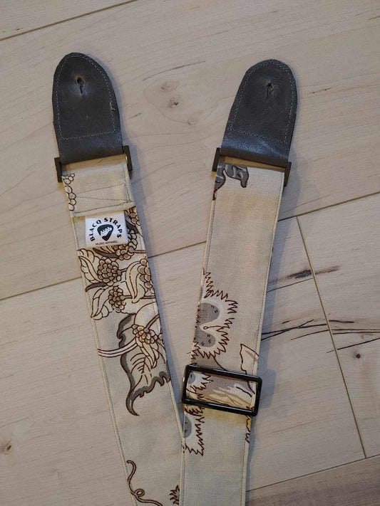 Floral Guitar Strap